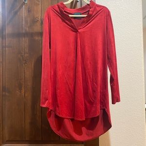 How Cute Faux Suede Tunic